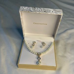 Charter Club Pearl and Gold Jewelry